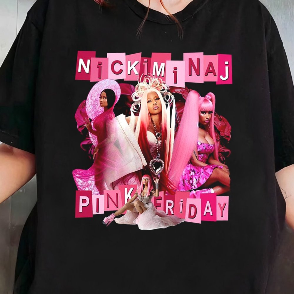 Nicki Minaj Vintage Shirt,Retro Pink Friday Airbrush Tee,Nicki Minaj Wor
